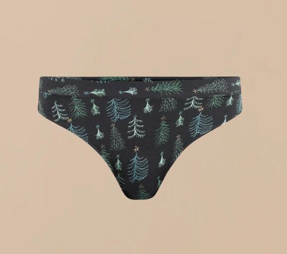 MeUndies Other - MeUndies Ultra Modal Feel Free Thong Panty Festive Forest Small